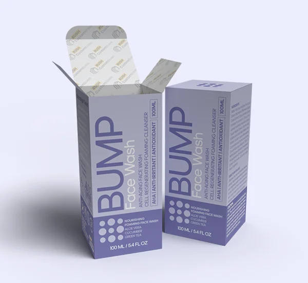 Custom Face Wash Packaging Boxes