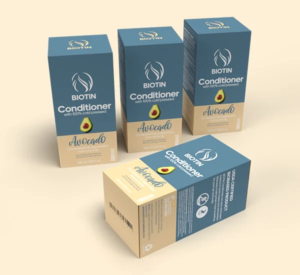 Custom Hair Conditioner Packaging Boxes