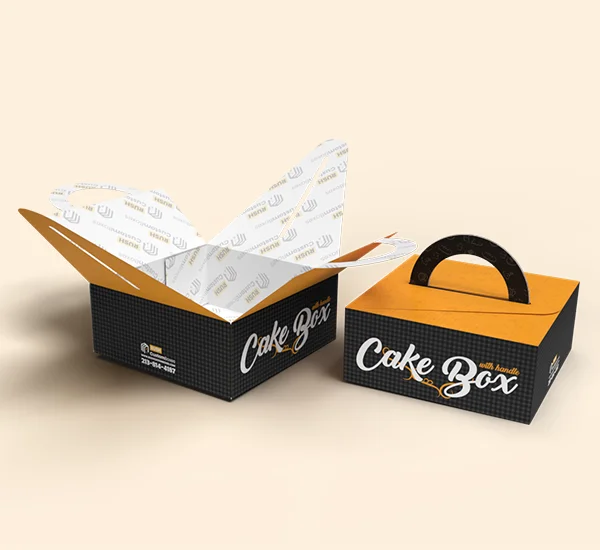 Custom Cake Boxes with Handles