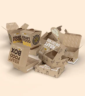 Custom Kraft Food Boxes