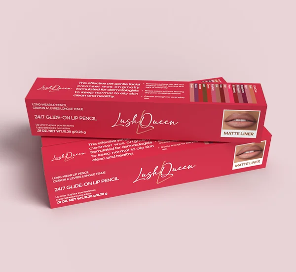 Custom Lip Liner Packaging Boxes