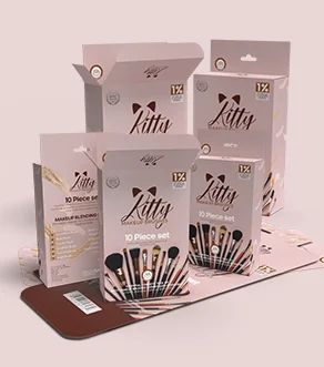 Custom Makeup Brush Packaging Boxes