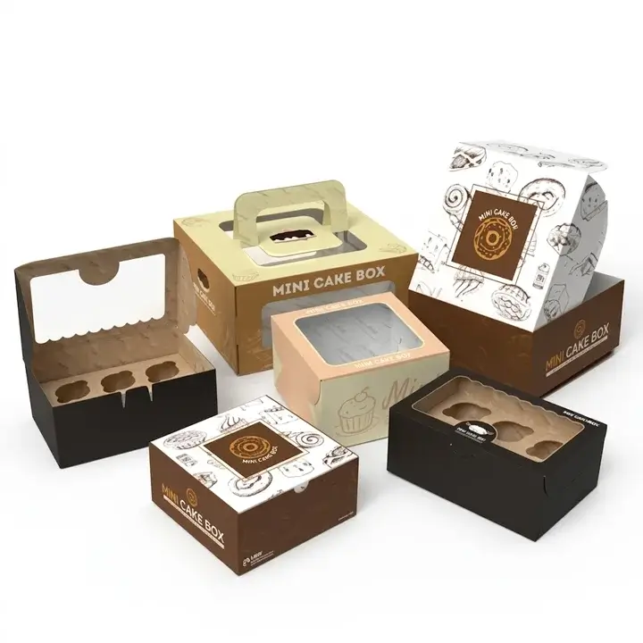 Mini Cupcake Packaging Boxes