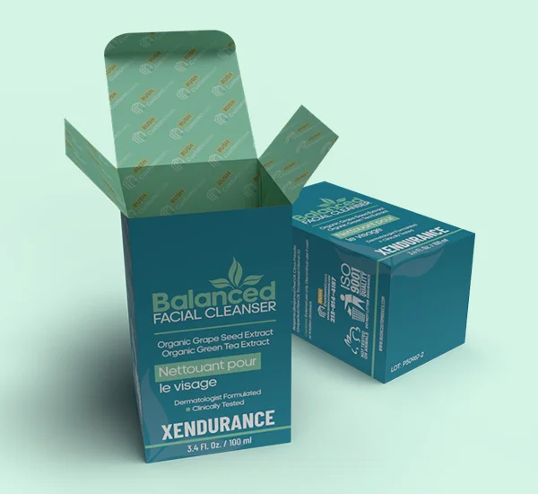 Custom Facial Cleanser Packaging Boxes